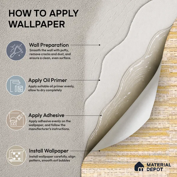 81283-2 | Warm Beige Wood Slat Texture PVC Patterned Wallpaper - 5 Meter x 42 Inch, 57 Sq. Ft. (Min. 15% Wastage)