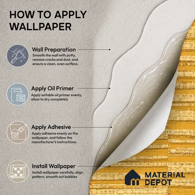 81283-3 | Mustard Gold Wood Slat Texture PVC Patterned Wallpaper - 5 Meter x 42 Inch, 57 Sq. Ft. (Min. 15% Wastage)