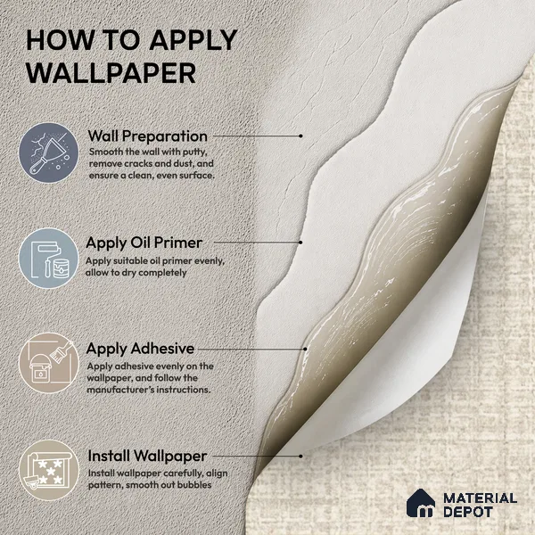 81285-1 | 5 Meter x 42 Inch PVC Plain Look Wallpaper - 57 Sq. Ft. | Minimum 10% wastage during installation