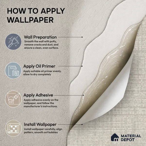 81285-5 | 5 Meter x 42 Inch PVC Plain Look Wallpaper - 57 Sq. Ft. | Minimum 10% wastage during installation