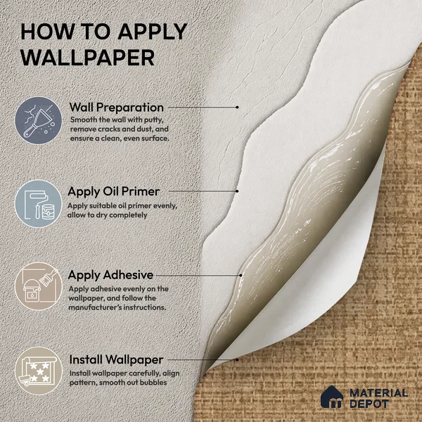 81285-8 | 5 Meter x 42 Inch PVC Plain Look Wallpaper - 57 Sq. Ft. | Minimum 10% wastage during installation