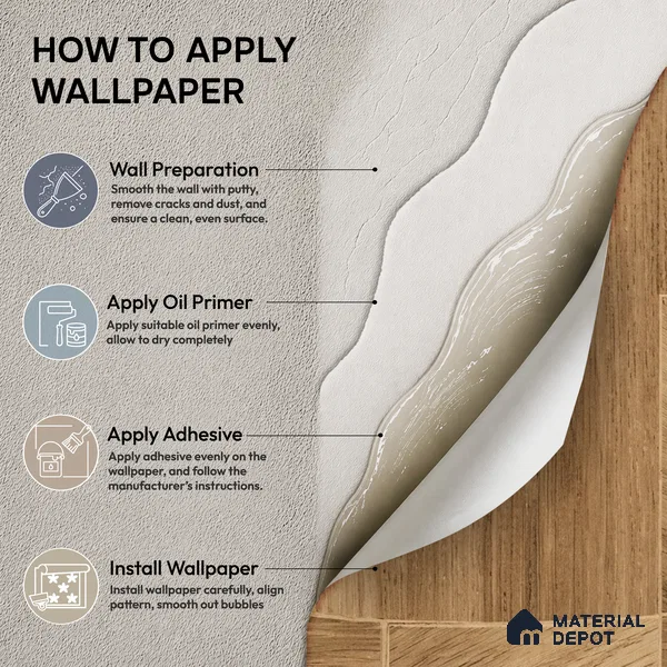 81289-3 | 5 Meter x 42 Inch PVC Patterned Look Wallpaper - 57 Sq. Ft. | Minimum 15% wastage during installation