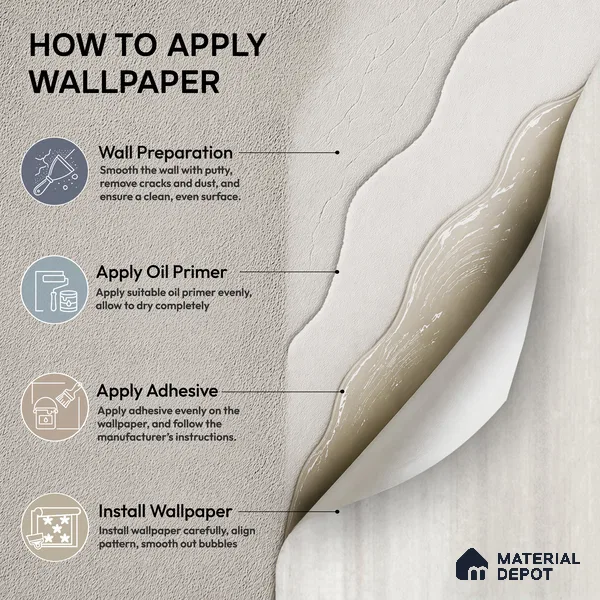 81291-2 | White Brushed Streaks PVC Textured Wallpaper - 5 Meter x 42 Inch, 57 Sq. Ft. (Min. 15% Wastage)