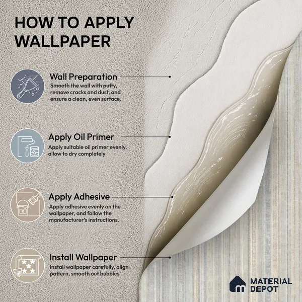 81294-3 | Sage Vertical Lines PVC Patterned Wallpaper - 5 Meter x 42 Inch, 57 Sq. Ft. (Min. 15% Wastage)
