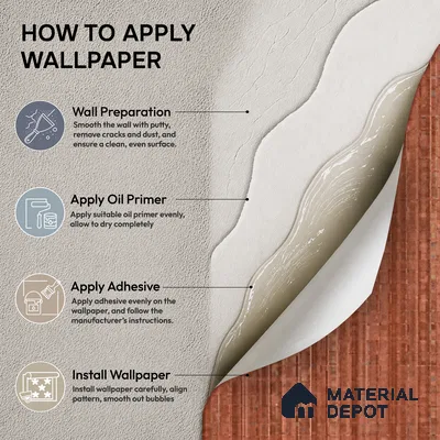 81294-6 | 5 Meter x 42 Inch PVC Patterned Look Wallpaper - 57 Sq. Ft. | Minimum 15% wastage during installation