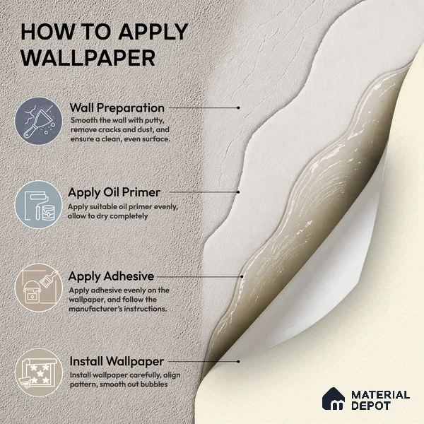 74017-1 | 5 Meter x 42 Inch PVC Plain Look Wallpaper - 57 Sq. Ft. | Minimum 10% wastage during installation
