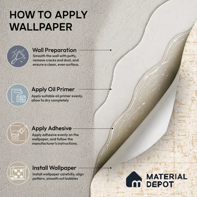74018-1 | 5 Meter x 42 Inch PVC Texture Look Wallpaper - 57 Sq. Ft. | Minimum 15% wastage during installation