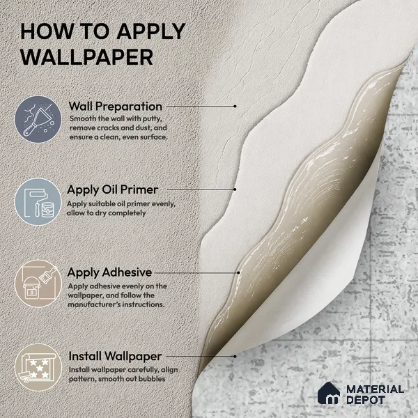 74018-2 | 5 Meter x 42 Inch PVC Texture Look Wallpaper - 57 Sq. Ft. | Minimum 15% wastage during installation