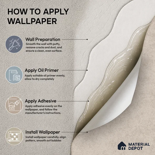 74023-3 | 5 Meter x 42 Inch PVC Texture Look Wallpaper - 57 Sq. Ft. | Minimum 15% wastage during installation