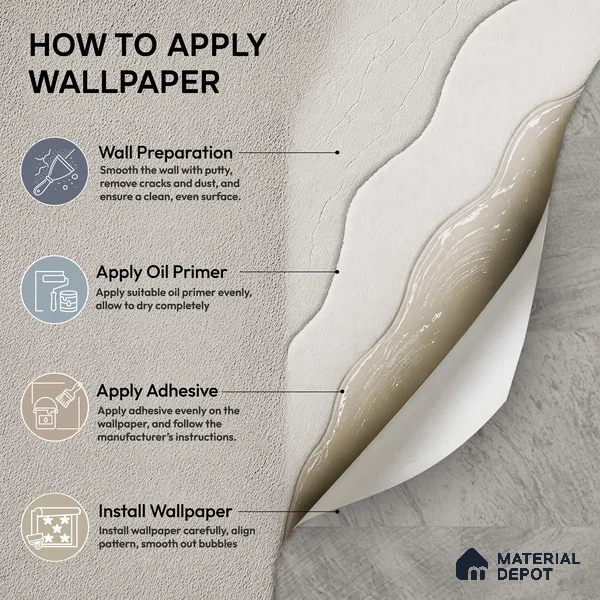 74020-2 | 5 Meter x 42 Inch PVC Texture Look Wallpaper - 57 Sq. Ft. | Minimum 15% wastage during installation