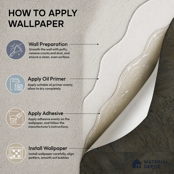74020-4 | 5 Meter x 42 Inch PVC Texture Look Wallpaper - 57 Sq. Ft. | Minimum 15% wastage during installation