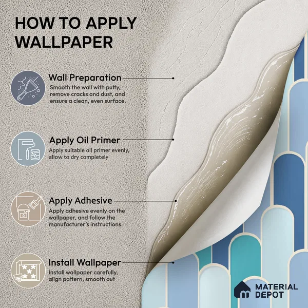 TC 705 | 5 Meter x 42 Inch  Patterned Look Wallpaper - 57 Sq. Ft.