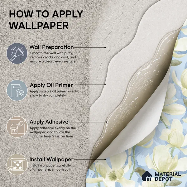 TC 711 | 5 Meter x 42 Inch Florals Look Wallpaper - 57 Sq. Ft.
