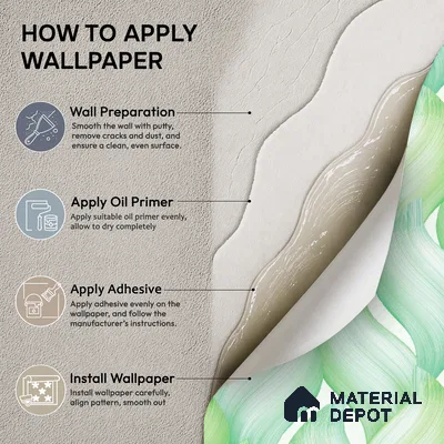 TC 714 | Mint Green Twisted Ribbon Abstract Look Wallpaper 5 Meter x 42 Inch - 57 Sq. Ft.