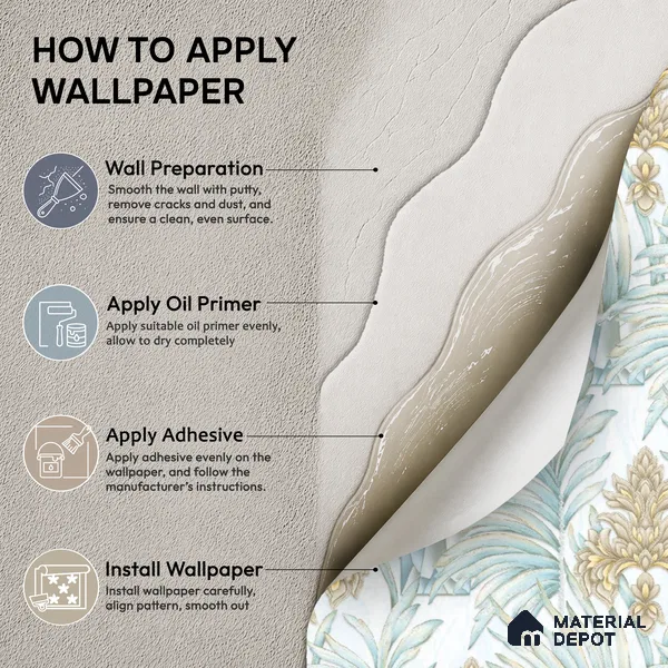 TC 727 | 5 Meter x 42 Inch Florals Look Wallpaper - 57 Sq. Ft.