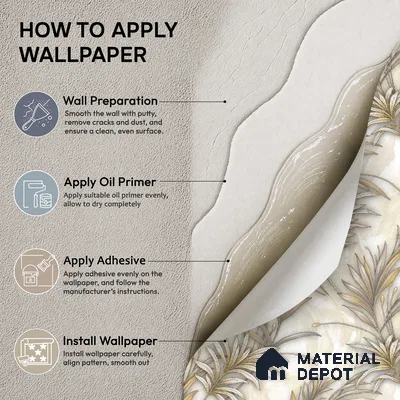 TC 733 | 5 Meter x 42 Inch  Florals Look Wallpaper - 57 Sq. Ft.