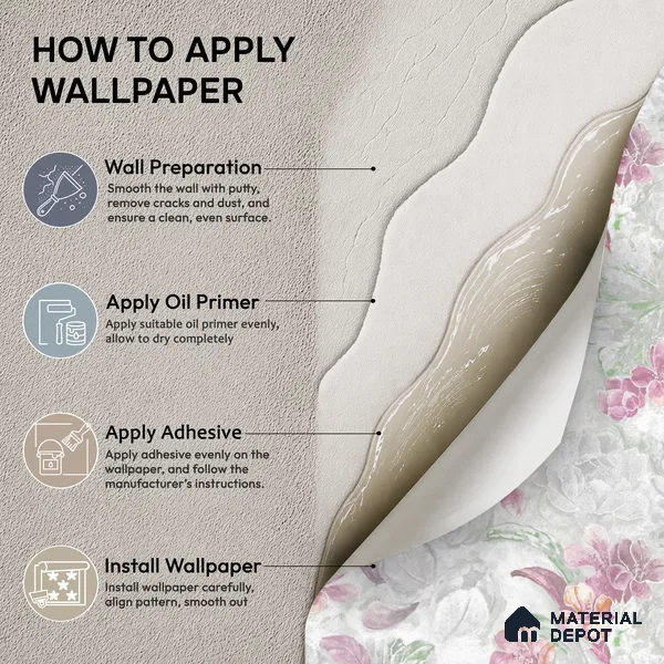 TC 734 | 5 Meter x 42 Inch Florals Look Wallpaper - 57 Sq. Ft.