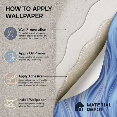TC 784 | Blue & Purple Liquid Marble Look Wallpaper 5 Meter x 42 Inch - 57 Sq. Ft.