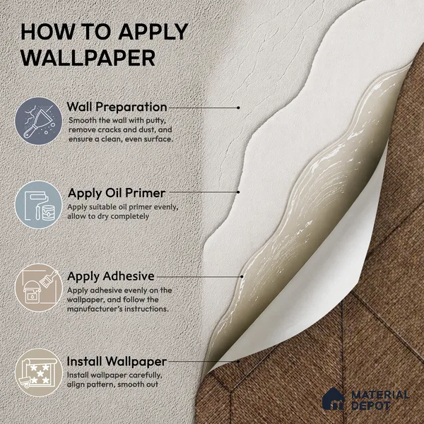 2101 - 4 | 10 Meter x 21 Inches Fabric Look Wallpaper - 57.41 Sq. Ft.