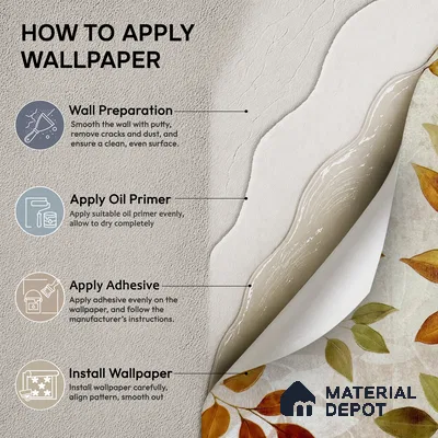 2105 -4 | 10 Meter x 21 Inches Florals Look Wallpaper - 57.41 Sq. Ft.