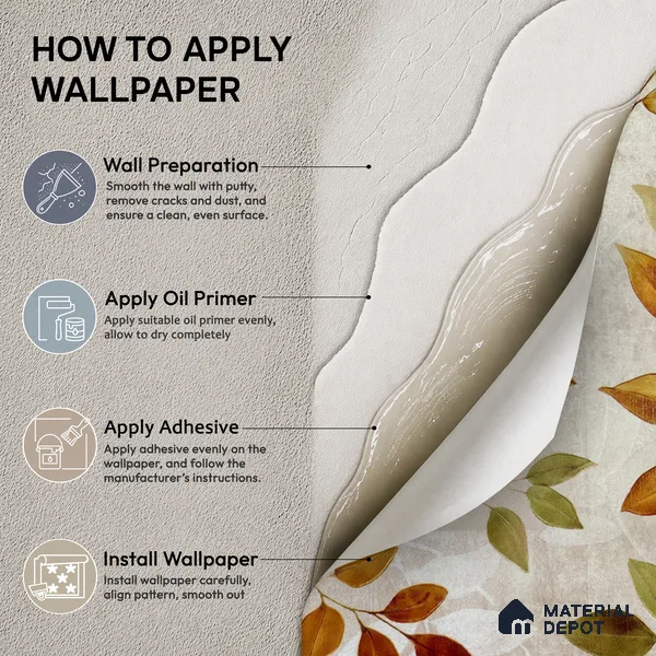 2105 -4 | 10 Meter x 21 Inches Florals Look Wallpaper - 57.41 Sq. Ft.