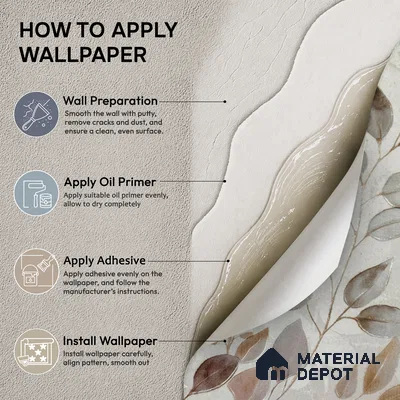 2105 -2 | Grey Brown Falling Leaves Floral Wallpaper - 10 Meter x 21 Inches, 57.41 Sq. Ft.