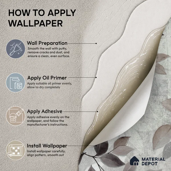 2105 -3 | 10 Meter x 21 Inches Florals Look Wallpaper - 57.41 Sq. Ft.