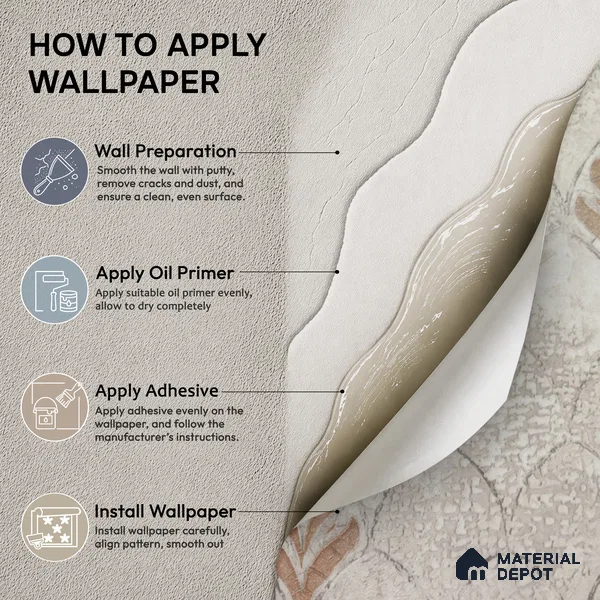 2107 -2 | 10 Meter x 21 Inches Patterned Look Wallpaper - 57.41 Sq. Ft.