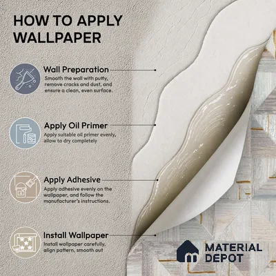 2103 -2 | 10 Meter x 21 Inches Patterned Look Wallpaper - 57.41 Sq. Ft.
