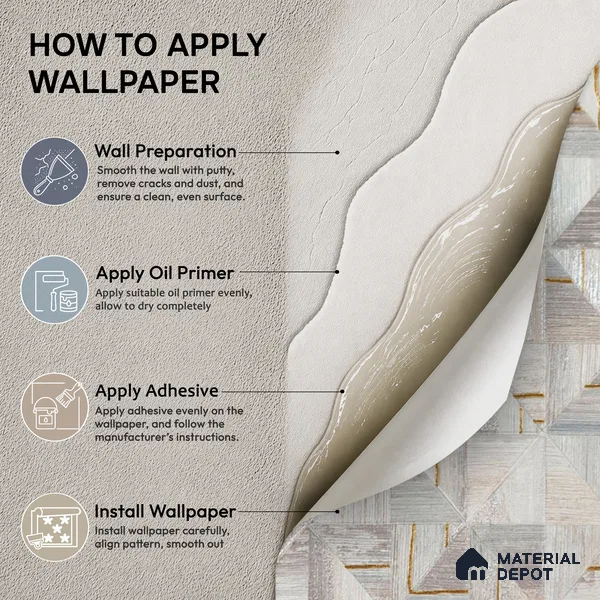 2103 -2 | 10 Meter x 21 Inches Patterned Look Wallpaper - 57.41 Sq. Ft.