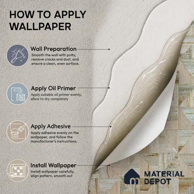 2103 -4 | 10 Meter x 21 Inches Patterned Look Wallpaper - 57.41 Sq. Ft.