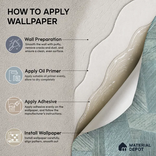 2104 -1 | 10 Meter x 21 Inches Patterned Look Wallpaper - 57.41 Sq. Ft.