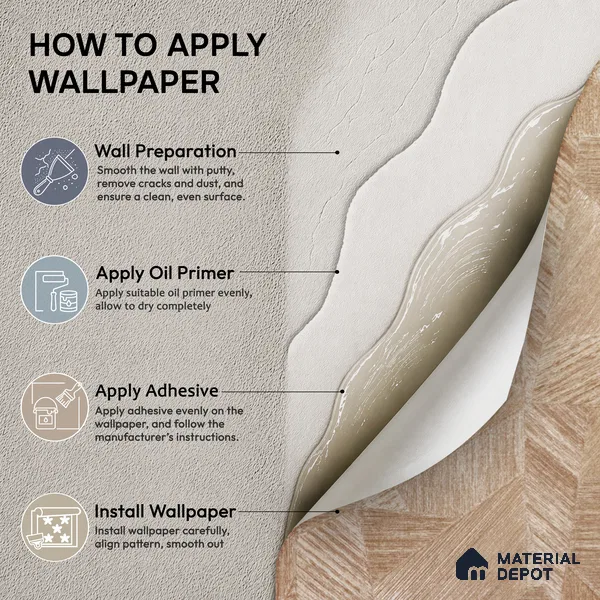 2104 -4 | 10 Meter x 21 Inches Patterned Look Wallpaper - 57.41 Sq. Ft.