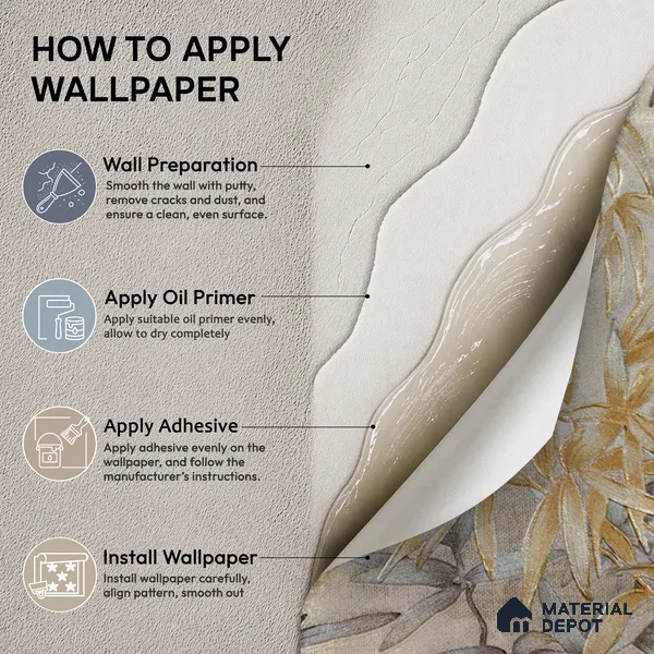2112 -2 | Grey Gold Bamboo Thicket Floral Wallpaper - 10 Meter x 21 Inches, 57.41 Sq. Ft.