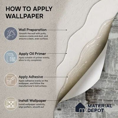 2106 -4 | 10 Meter x 21 Inches Patterned Look Wallpaper - 57.41 Sq. Ft.