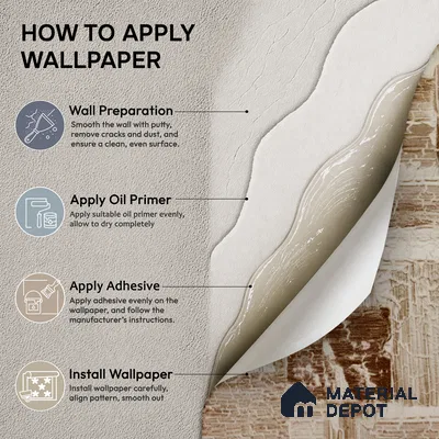 2106 -1 | 10 Meter x 21 Inches Patterned Look Wallpaper - 57.41 Sq. Ft.