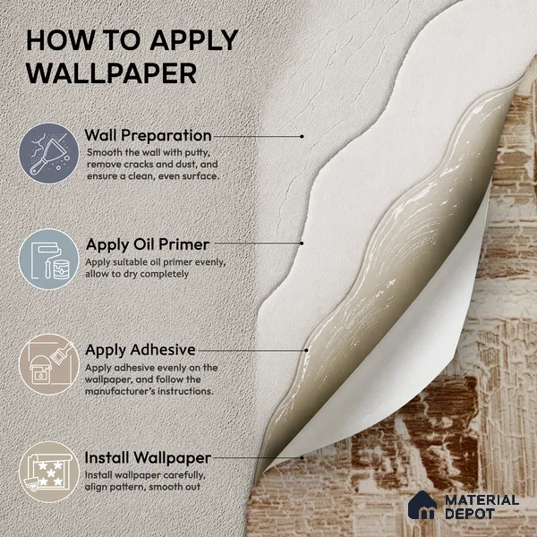 2106 -1 | 10 Meter x 21 Inches Patterned Look Wallpaper - 57.41 Sq. Ft.