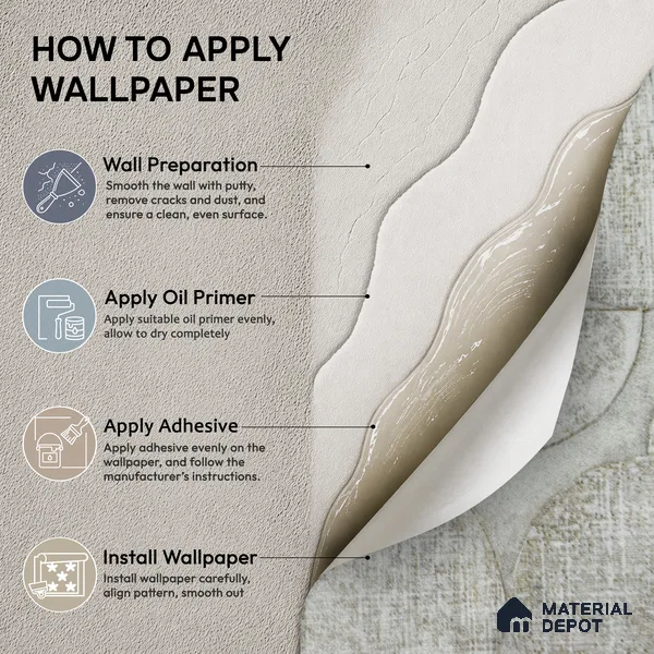 2108 -4 | 10 Meter x 21 Inches Patterned Look Wallpaper - 57.41 Sq. Ft.