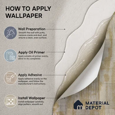 2110 -4 | 10 Meter x 21 Inches Fabric Look Wallpaper - 57.41 Sq. Ft.
