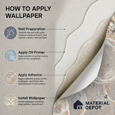 2111 -1 | 10 Meter x 21 Inches Patterned Look Wallpaper - 57.41 Sq. Ft.