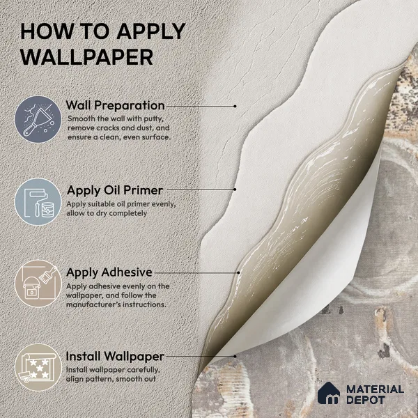 2111 -1 | 10 Meter x 21 Inches Patterned Look Wallpaper - 57.41 Sq. Ft.