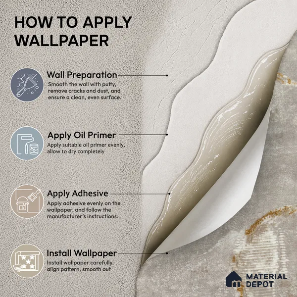 2111 -2 | 10 Meter x 21 Inches Patterned Look Wallpaper - 57.41 Sq. Ft.