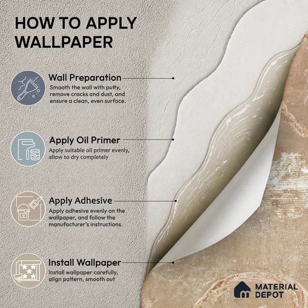 2111 -4 | 10 Meter x 21 Inches Patterned Look Wallpaper - 57.41 Sq. Ft.