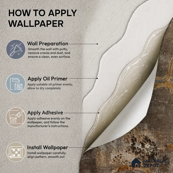 2111 -5 | 10 Meter x 21 Inches Patterned Look Wallpaper - 57.41 Sq. Ft.