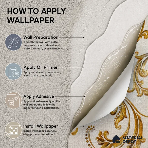 2102 -3 | 10 Meter x 21 Inches Patterned Look Wallpaper - 57.41 Sq. Ft.