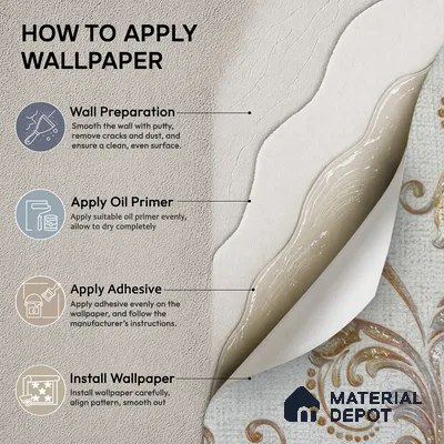 2102 -2 | 10 Meter x 21 Inches Patterned Look Wallpaper - 57.41 Sq. Ft.