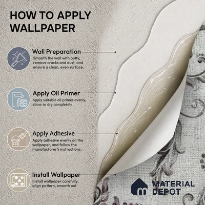 2102 -4 | 10 Meter x 21 Inches Patterned Look Wallpaper - 57.41 Sq. Ft.