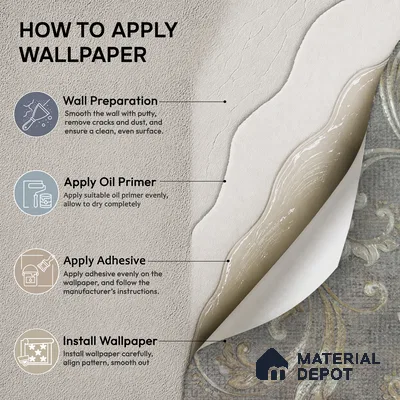 2102 -1 | 10 Meter x 21 Inches Patterned Look Wallpaper - 57.41 Sq. Ft.
