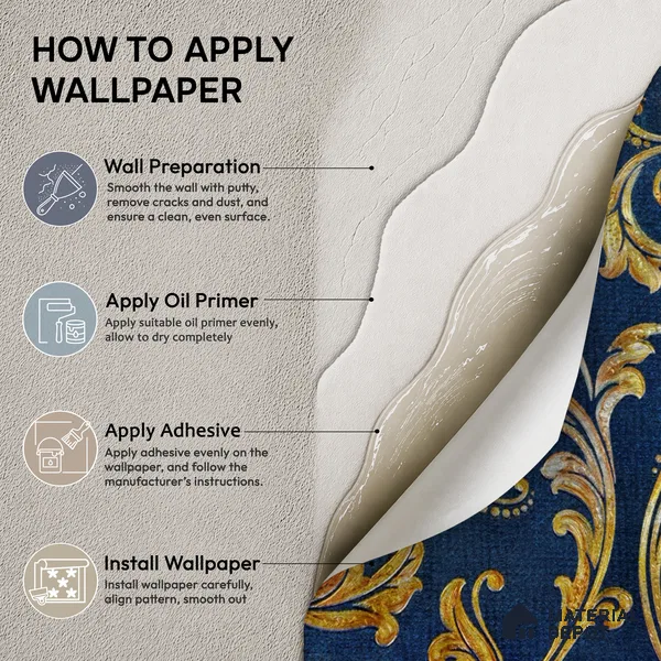 2102 -5 | 10 Meter x 21 Inches Patterned Look Wallpaper - 57.41 Sq. Ft.