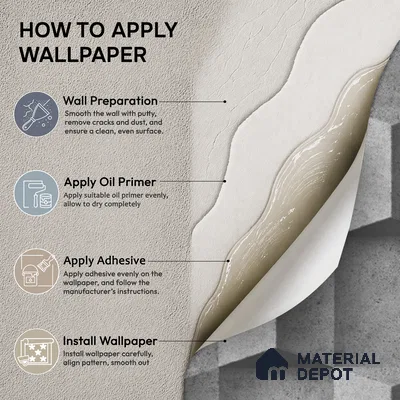 88526-2 | 5 Meter x 42 Inch PVC Patterned Look Wallpaper - 57.41 Sq. Ft. | Minimum 15% wastage during installation